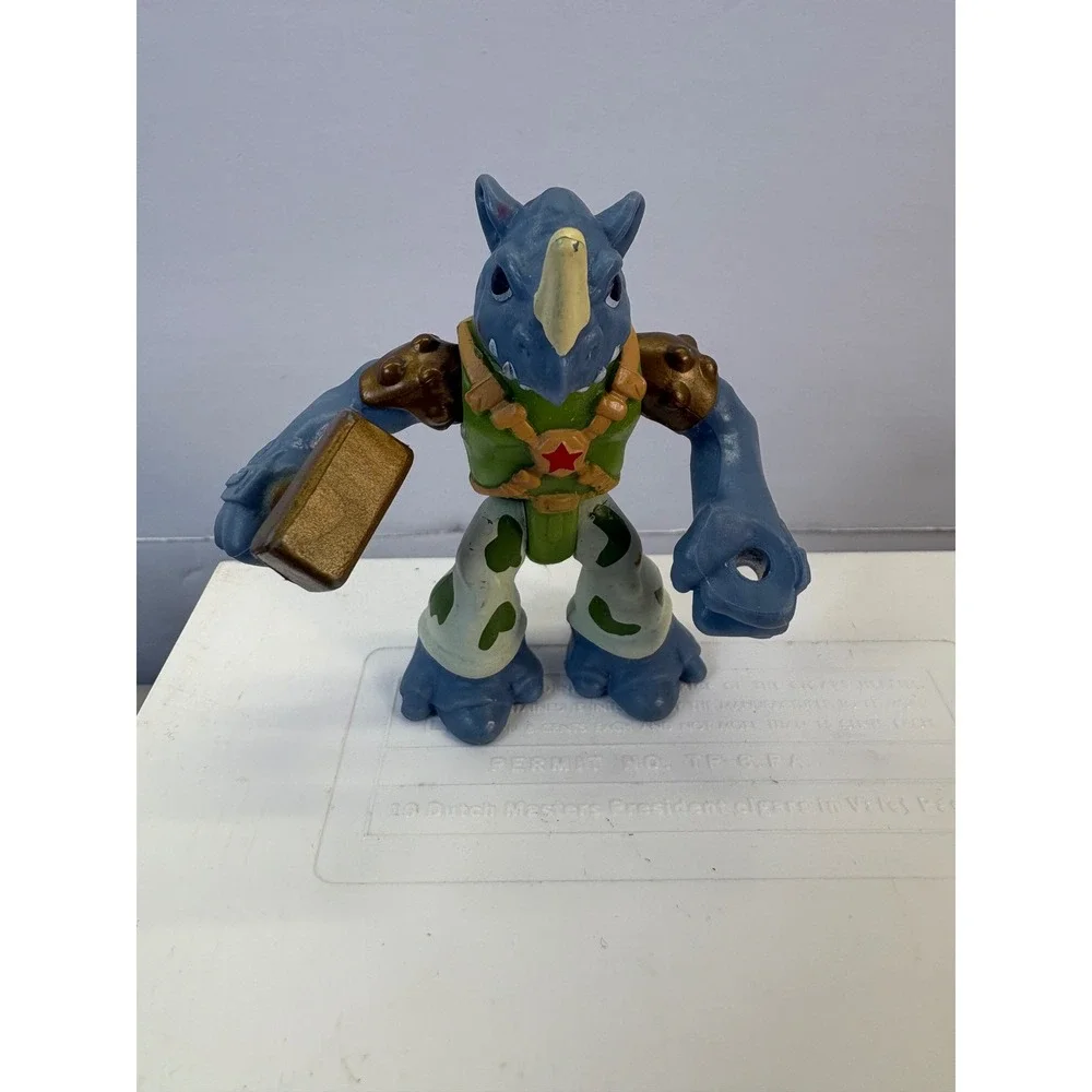 TMNT Half-Shell Heroes Rocksteady Action Figure Hammer Playmates 2015 MC6260